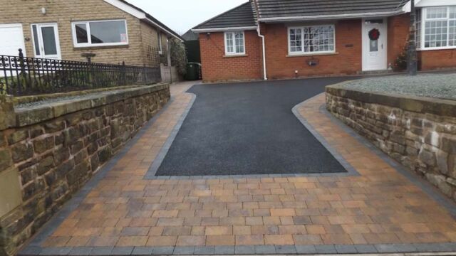 Stone Paved Driveway
